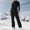 Black, variant on Insulated Ski Jumpsuit Insulated Waterproof Bib Overalls Snowboarding Winter Athletic Pants Windproof Warm Ski Overalls