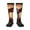 3 Black, variant on Sunset Calf Flower Field Thigh High Socks Extra Long Stretchy Sock Women Over Knee High Opaque Stocking Daily Wear