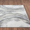 Luxe Weavers Abstract Gray 6x9 Area Rug Modern Geometric Carpet