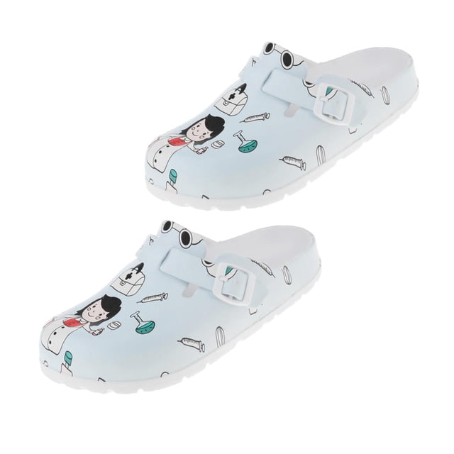 2 Pares de Zapatos Clásicos Antideslizantes para Enfermera, Zapatillas Antideslizantes para El Hogar Del Hotel en La Playa Zulema Zapatillas de mujer