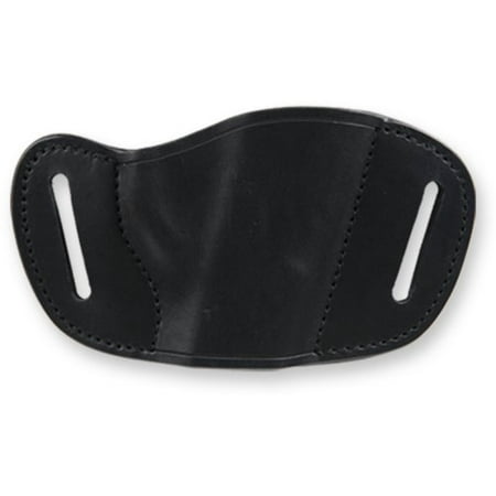 - BULLDOG BELT SLIDE LARGE AUTOMATIC HANDGUN HOLSTER RIGHT HAND LEATHER BLACK