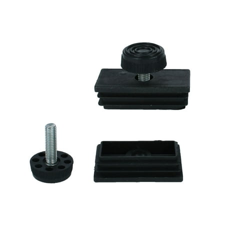 Leveling Feet 30 X 60mm Rectangle Tube Inserts Kit Furniture Glide