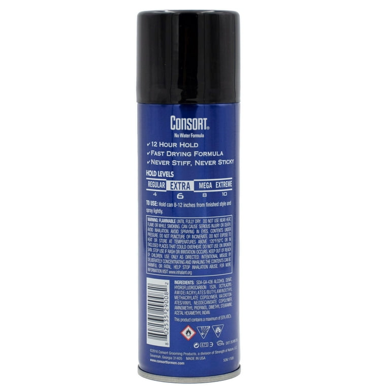 CONSORT For Men Hair Spray (8.3oz) CONSORT For Men Hair Spray (8.3oz)