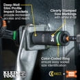 thumbnail image 4 of Juego de enchufes Klein Tools 65111IMPACT KNECT Deep-Well, 14 piezas, 4 of 9