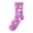 Purple Pink_AC03, variant on Fuzzy Socks for Women Fluffy Winter Warm Soft Cozy Plush Sleeping Heart Socks Black
