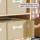 thumbnail image 4 of Juego de organizador de ropa para armario: incluye organizador de ropa plegable y organizador de cajones para un fácil almacenamiento y organización de ropa, ropa interior y calcetines., 4 of 8