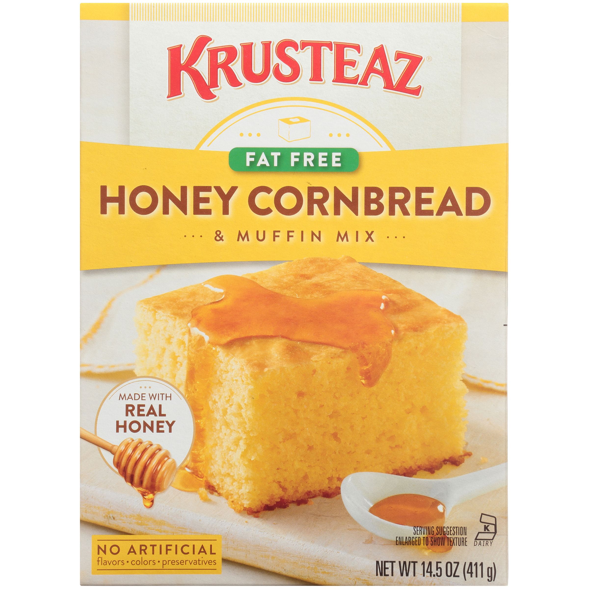 Krusteaz Fat Free Honey Cornbread & Muffin Mix, 14.5 OZ