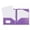 Purple, variant on Two Pocket Folders Plastic Document Organizer Folder with Flap Double Pocket Presentation Folders Green
