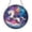 Acrylic 3.5 Inch, variant on Fantasy Unicorn Galaxy Stained Glass Window Hanging, Decorative Mythical Glass Style Suncatcher Accent