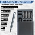 thumbnail image 2 of Precision Screwdriver Set Professional Magnetic Screwdriver Set with 48 Screwdriver Bits Multifunction Screwdriver Hand Tool Set Magnetic Mini Repair Tool Kit for Phone Computer Watch, 2 of 8