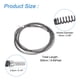 thumbnail image 2 of Cable de auger de drenaje Uxcell de 9.84 pies, limpiador de tuberías de serpiente flexible para cocina, 2 of 6