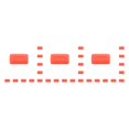 thumbnail image 2 of ZheElen 10Pcs Silicone Gâteau Moule Multicolore Rectangulaire Chocolat Pudding Muffin Cuisson Outils Cupcake Doublures Parti Accessoires Rouge 3Set, 2 of 6