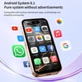 thumbnail image 6 of Mini Smartphone Unlocked 3.75 Inch Android Quad Core 2G+16G 2.0MP Dual SIM High Definition Mini Phones Unlocked 3G Mobile Small Smartphone (Gold), 6 of 11