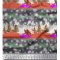 thumbnail image 1 of Soimoi Green Moss Georgette Fabric Car & Pine Tree Nature Print Fabric by the Yard 42 Inch Wide, 1 of 3