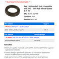 thumbnail image 2 of Rear Left Camshaft Seal - Compatible with 2002 - 2005 Audi Allroad Quattro 2.7L V6 2003 2004, 2 of 2