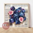 thumbnail image 3 of Pintura al óleo de frutas y verduras, póster artístico de periódico, impresión en lienzo, decoración artística de frutas, decoración estética para cocina y comedor, 3 of 5