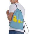thumbnail image 3 of Drawstring Backpack - Cute Ducky Splash Proof Small Drawstring Gym Bag for Women Men, Cinch Sports String Bag Backpack for Travel Swimming Beach, 3 of 8