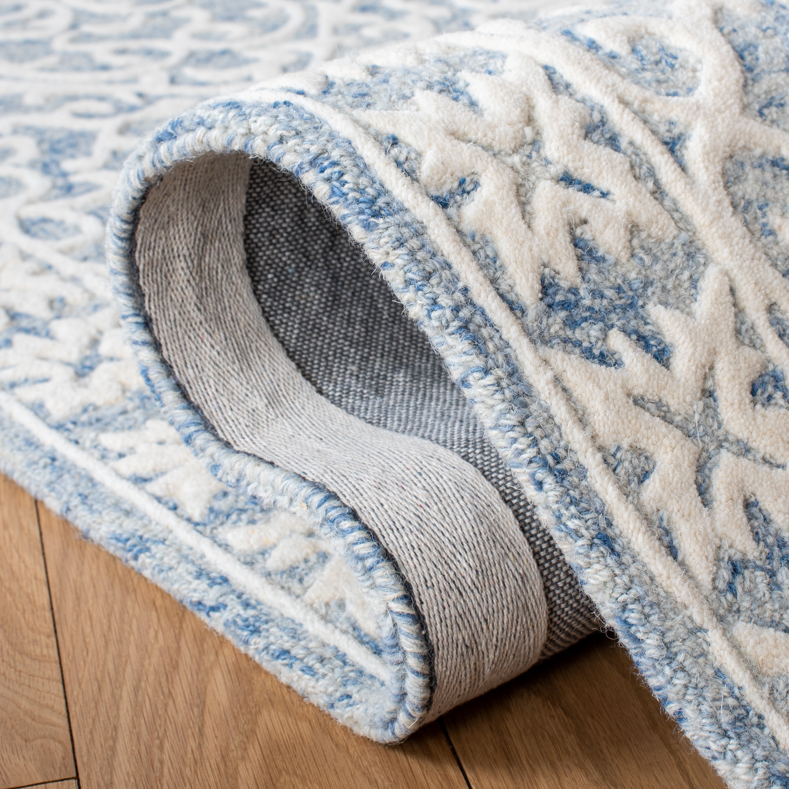 Safavieh Metro Joshua Medallion Area Rug, Blue/Ivory, 5' x 8'