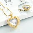 thumbnail image 5 of Crystal Heart Cremation Jewelry for Ashes Urn Neckless Lockets for Human Ashes Holder Memorial Jewelry, 5 of 7