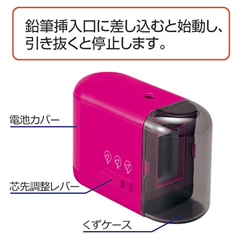 Pink 84-029 sharpen plus lápiz a pilas (importación de japón) Plus 84-029