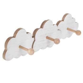 Cloud Cluster Wood Wall Decoration With Hooks Wall Decor Kids Room