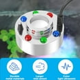 thumbnail image 4 of High Power Mist Maker, 1500ML/H Large Volume Mist Fogger with 6 LED Light Fog Machine Atomizer for Halloween, Pond, Garden, Rockery,Yard$$Garden &, 4 of 8