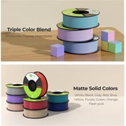 Creality Soleyin Ultra PLA Filament 1 75mm; Matte White; 1kg; High Speed 300mm s; Plus Minus 0 02mm Accuracy; Quick Cooling; for Ender K1; K1C; K2 Pro Plus; 3301010512 - 1 Unit Per Pack