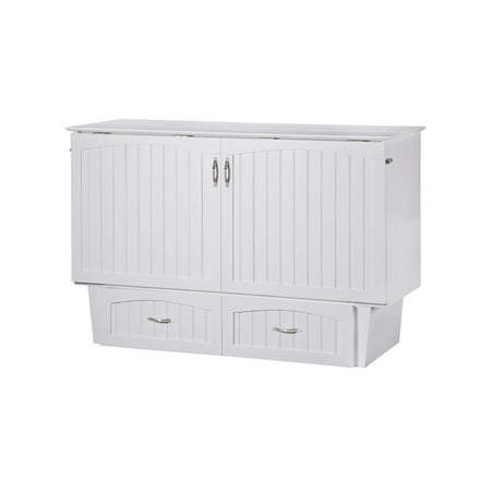 nantucket murphy bed chest with cool soft mattress in multiple