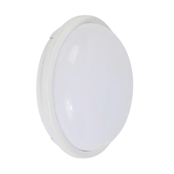 Bright LED Ceiling Lamp for Home Lighting with Elegant Design and Energy Saving PC Material White 15W Round
