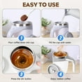 thumbnail image 3 of 2026NEW  Automatic Magnetic Stirring Coffee Mug, Magnetic Stirring Cup Rotating Home Office Travel Mixing Cups,Stainless Steel Self Mixing Mug for Coffee/Milk/Tea/Hot Chocolat (1-Coffee-Rechargeable), 3 of 12