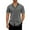 Gray, variant on lmcalzta Mens Short Sleeve Dress Shirt Wrinkle Free Solid Casual Button Down Shirts for Summer Business