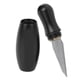 thumbnail image 2 of Mini navaja portátil de bolsillo de aleación de aluminio, cortadora de papel, herramienta para cortar papel con forma de bolos, color negro, 2 of 14