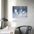 thumbnail image 3 of Nawypu  Pair Red-Crowned Crane Dancing Canvas Painting Wall Art Wild Animals Posters And Prints For Living Room Modern Home Decor, 3 of 4