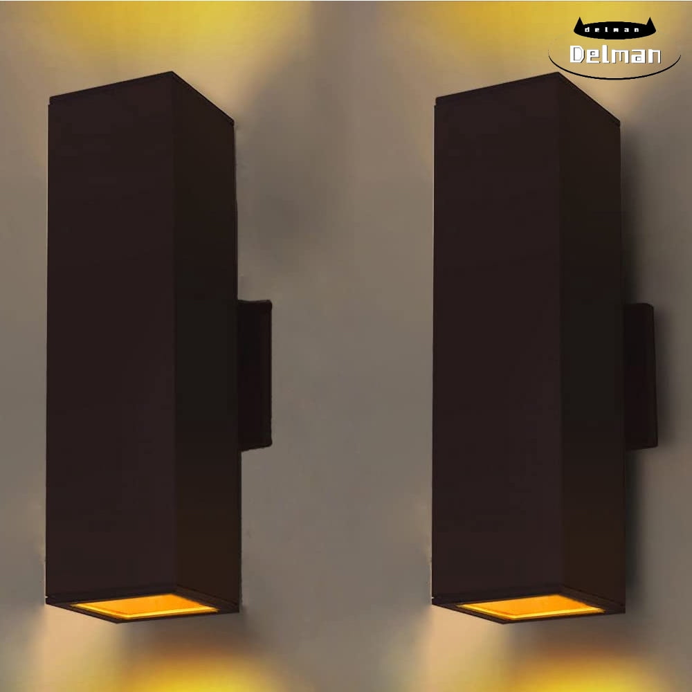 2 Pack Up Down Outdoor Wall Lights, Patio Wall Light Fixture - Walmart.com