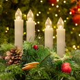 thumbnail image 2 of Velas cónicas LED sin llama Daord para árbol de Navidad, 30 unidades, color marfil, 2 of 8
