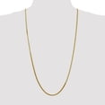 thumbnail image 2 of Real 14kt Yellow Gold 3mm Silky HerRingbone Chain; 30 inch; Lobster Clasp; for Adults and Teens; for Women and Men, 2 of 5