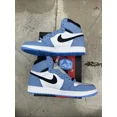 thumbnail image 1 of New Jo r-dan 1 Retro OG High University Blue-555088-134-Size 9 US-8 UK-42.5 EURO, 1 of 6