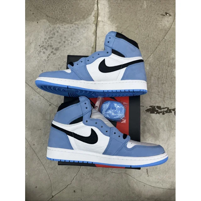 New Jo r-dan 1 Retro OG High University Blue-555088-134-Size 9 US-8 UK-42.5 EURO