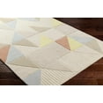 thumbnail image 3 of Hauteloom Mani Wool Living Room, Bedroom Area Rug - Contemporary - Oatmeal, Camel, Dark Beige - 18" x 18" Sample, 3 of 7