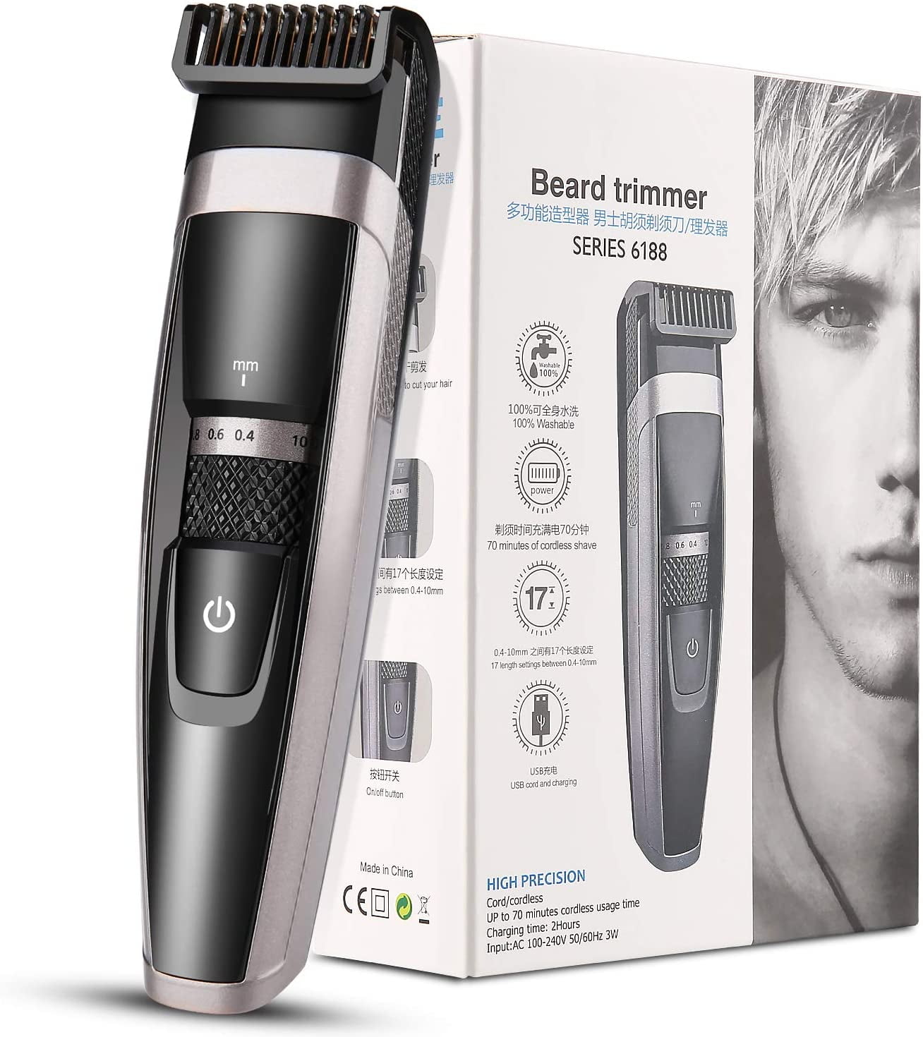 Electric Hair Clipper Rechargeable 2020 Latest Hair Cutter Beard Trimmer  IPX7 Waterproof Electric Hair Clipper Haircut Self Hair Cutter Washable  Children / Home / Commercial - Walmart.com