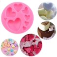 thumbnail image 4 of 2 moldes de silicona con forma de corazón, diferentes tamaños de moldes de chocolate con forma de corazón, moldes de dulces con forma de corazón, para decorar galletas, pasteles, tartas, 4 of 5