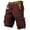 A-Wine321, variant on SONXAHE Men's Cargo Shorts Multi Side Pockets Belt Loops Loose Fit Outdoor Work Daily Bottoms