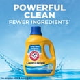 thumbnail image 3 of Detergente líquido para ropa Arm & Hammer Clean & Simple, 2,97 L, 3 of 9