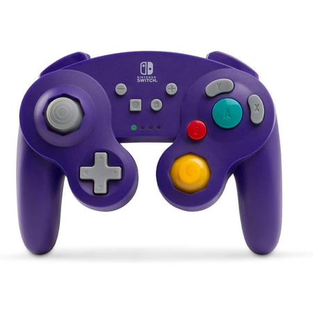 PowerA Wireless Controller for Nintendo Switch - GameCube Style: Purple (Best Gamecube To Pc Adapter)