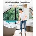 thumbnail image 5 of Homitt Electric Spin Scrubber, 2024 New Full-Body IPX7 Waterproof Bathroom Shower Scrubber, Adjustable Handle, 2 Speed & 7 Brushes, USB-C Charging Power Cleaning Brush for Tub Shower Tile Floor, 5 of 12