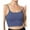 Dark Blue, variant on Women Summer Tops Fashion Women Sleeveless Casual Vest Ladies Chest pad movement Short Tank Tops with 6 Body Top Camisole with Bra Sequin Top Dip Runaways Boy Girl Sock Cardigan Set Blue 2XL