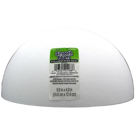 UPC: 0046501011886 | Floracraft Smooth Foam Hollow Half Ball 9.8