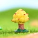 thumbnail image 5 of Toystoory Adorno en miniatura de árbol DIY, decoración de aplicación amplia multifuncional, decoración del hogar, paisajismo, hogar, Navidad Artesanía Amarillo Pequeño Toystoory HA077450-02, 5 of 6