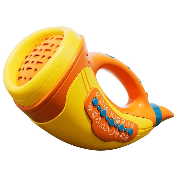 Juguete de Efecto de Sonido de Bocina, con Múltiples Sonidos, Hacedor de Ruido, con Luces, Altavoces de Alta Definición para Entrenamiento de Capacidad, Ejercicio de Músculos Orales, Edades 3+.