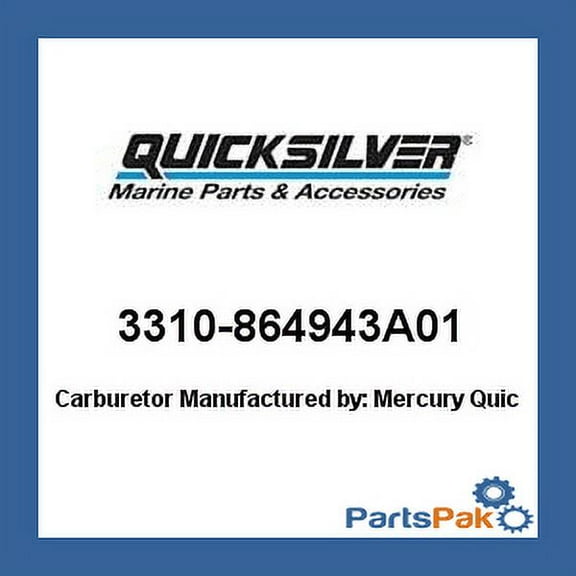 Mercury - Mercruiser 3310-864943A01 Mercury Quicksilver 3310-864943A01 Carburetor-
